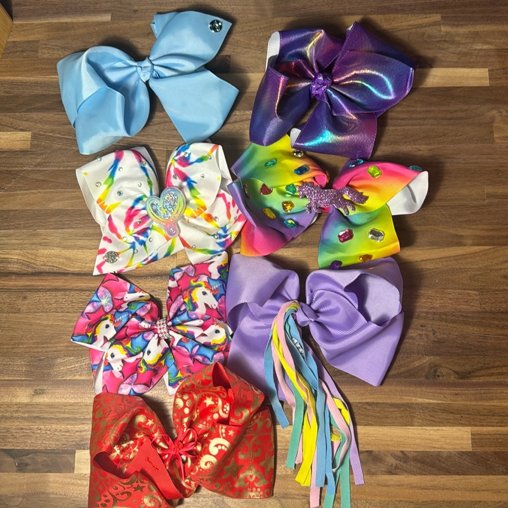 Jojo Siwa Bows set of 7